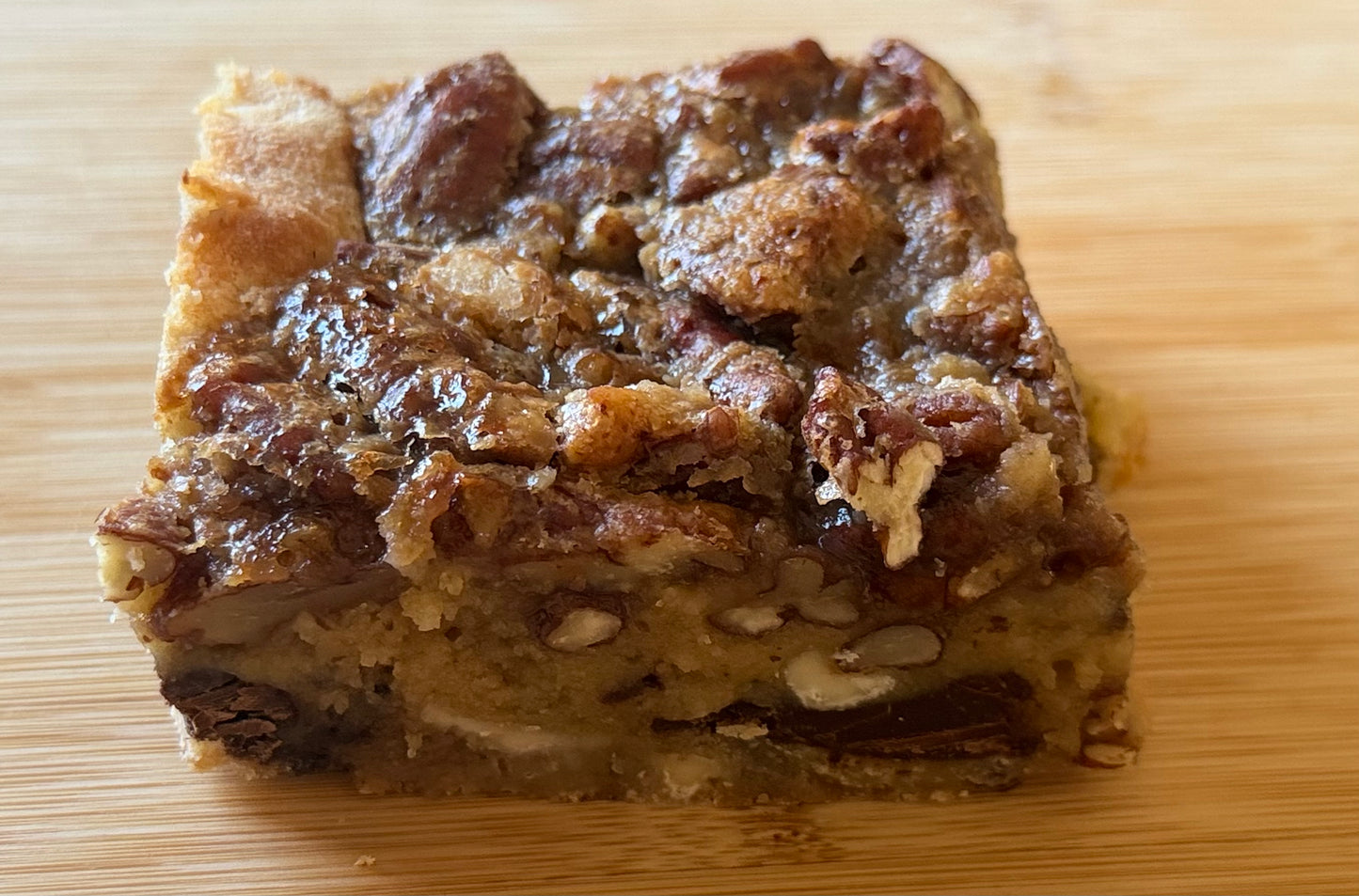 Double Chocolate Pecan Pie Blondie