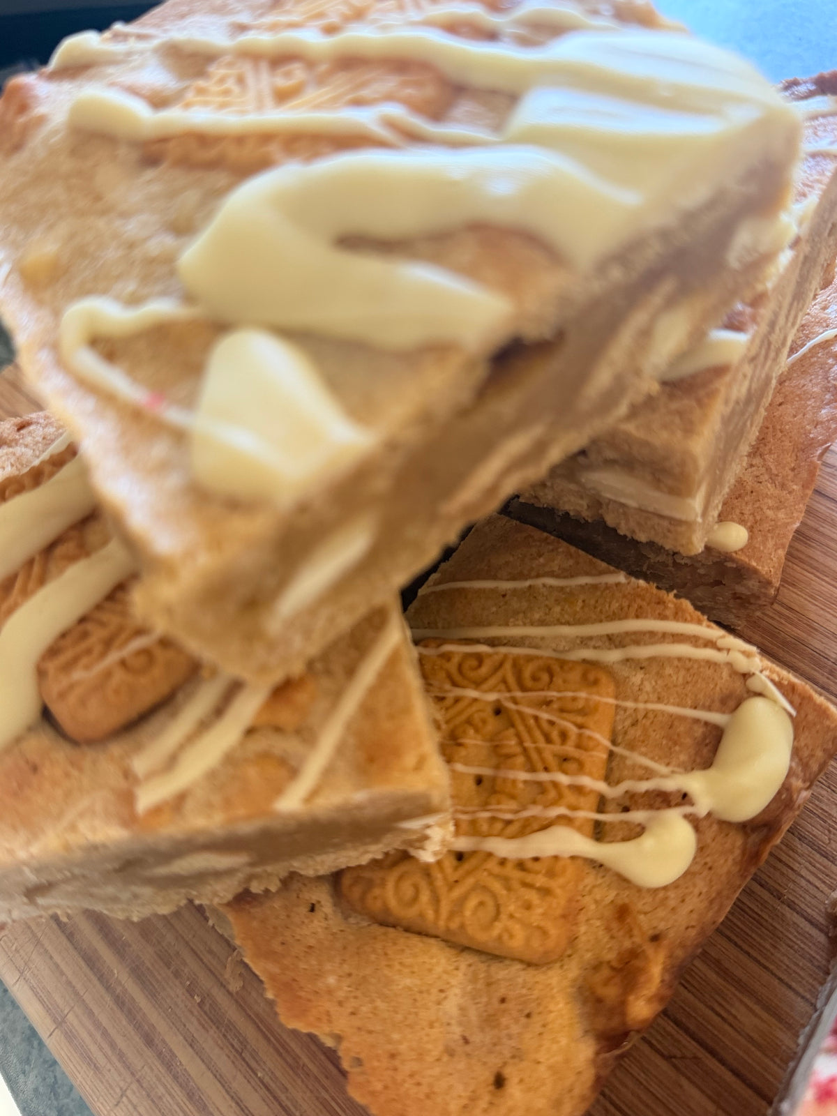 Custard Cream Blondie